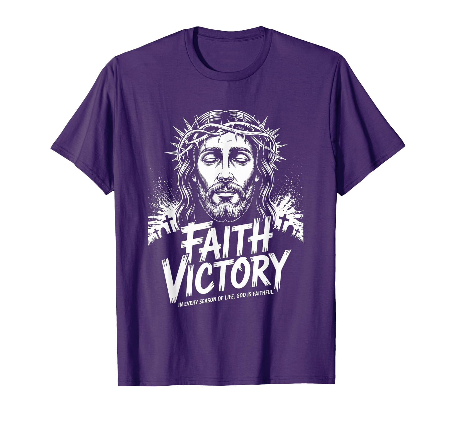 Faith Victory Head of Christ Christian Streetwear T-Shirt