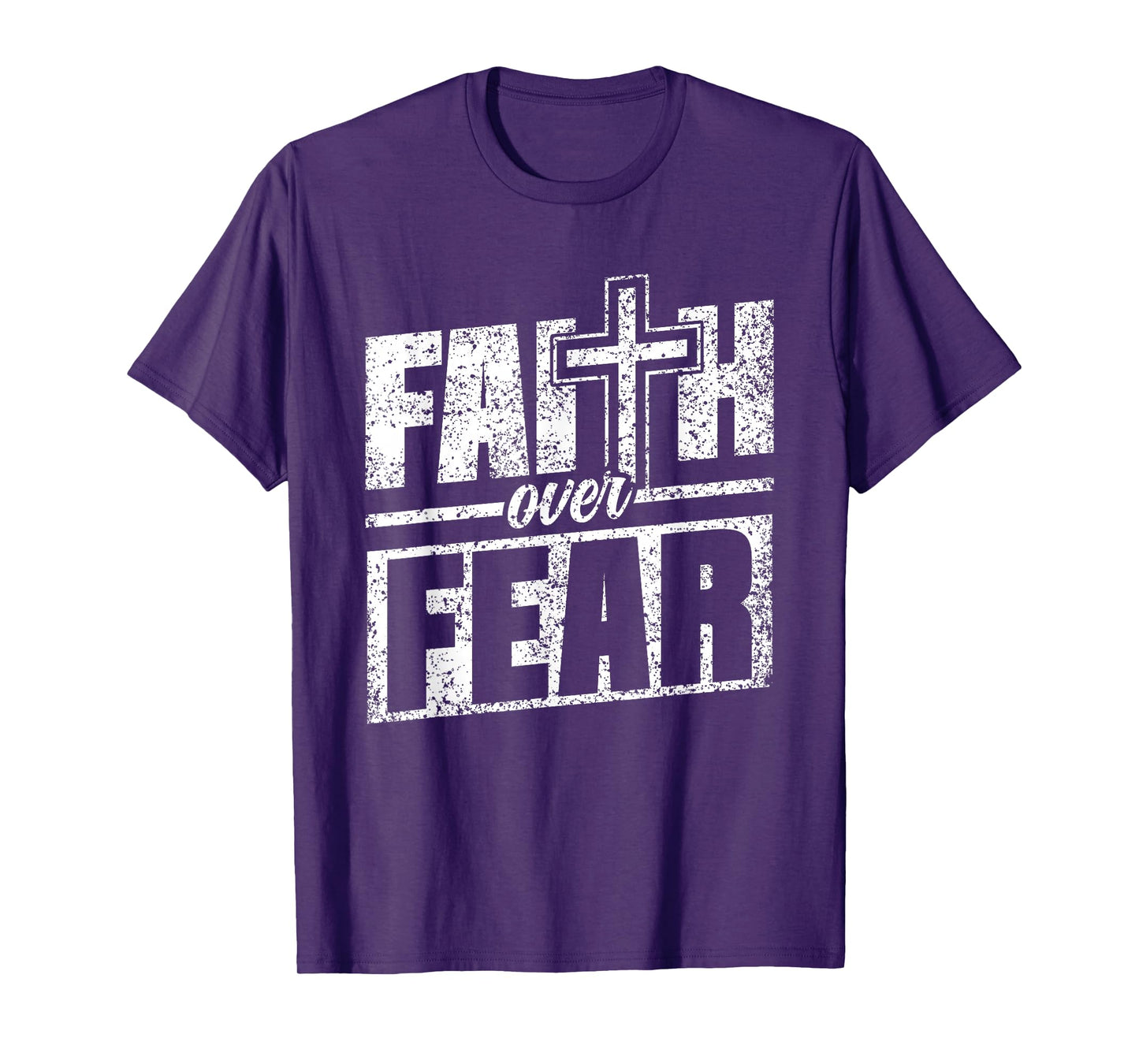 Faith About Fear Christ Religious Christian Christianity T-Shirt