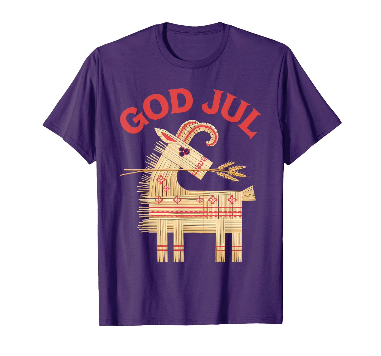 God Jul Merry Christmas Norwegian Swedish Scandinavian T-Shirt