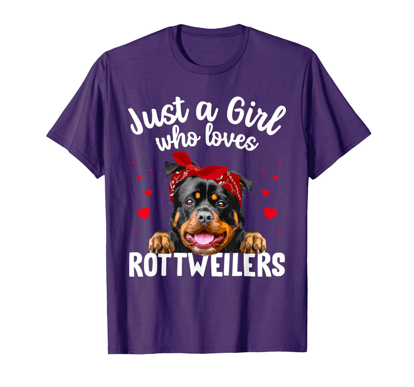 Funny Rottweiler Art For Women Girls Rottie Rottweiler Lover T-Shirt