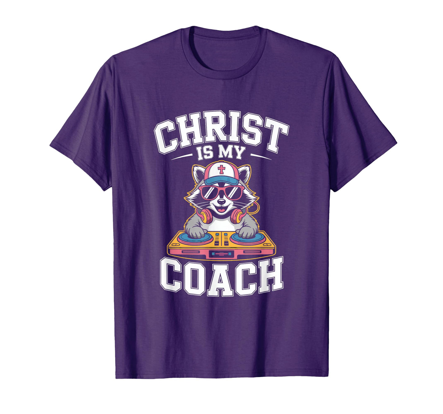 Christ is My Coach DJ Faithful Vibes T-Shirt