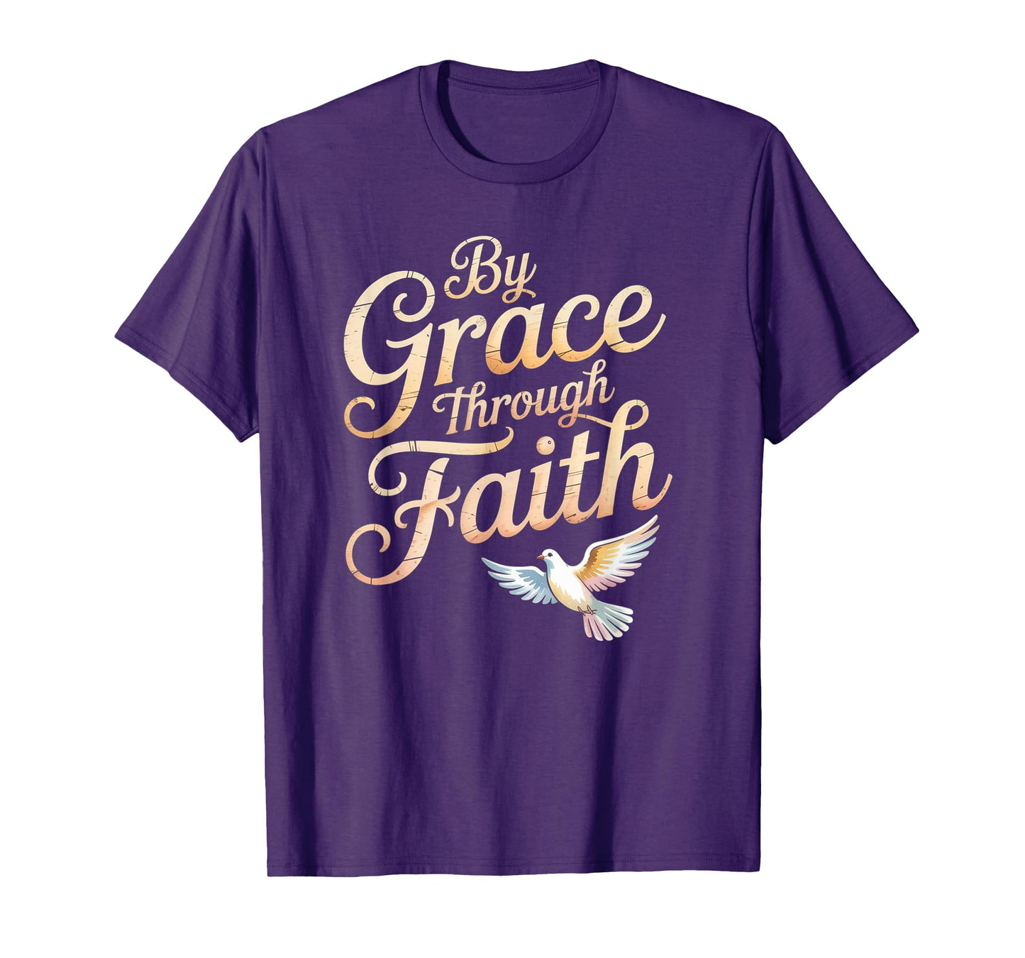 Grace Through Faith Ephesians 2:8-9 Christian Tee T-Shirt