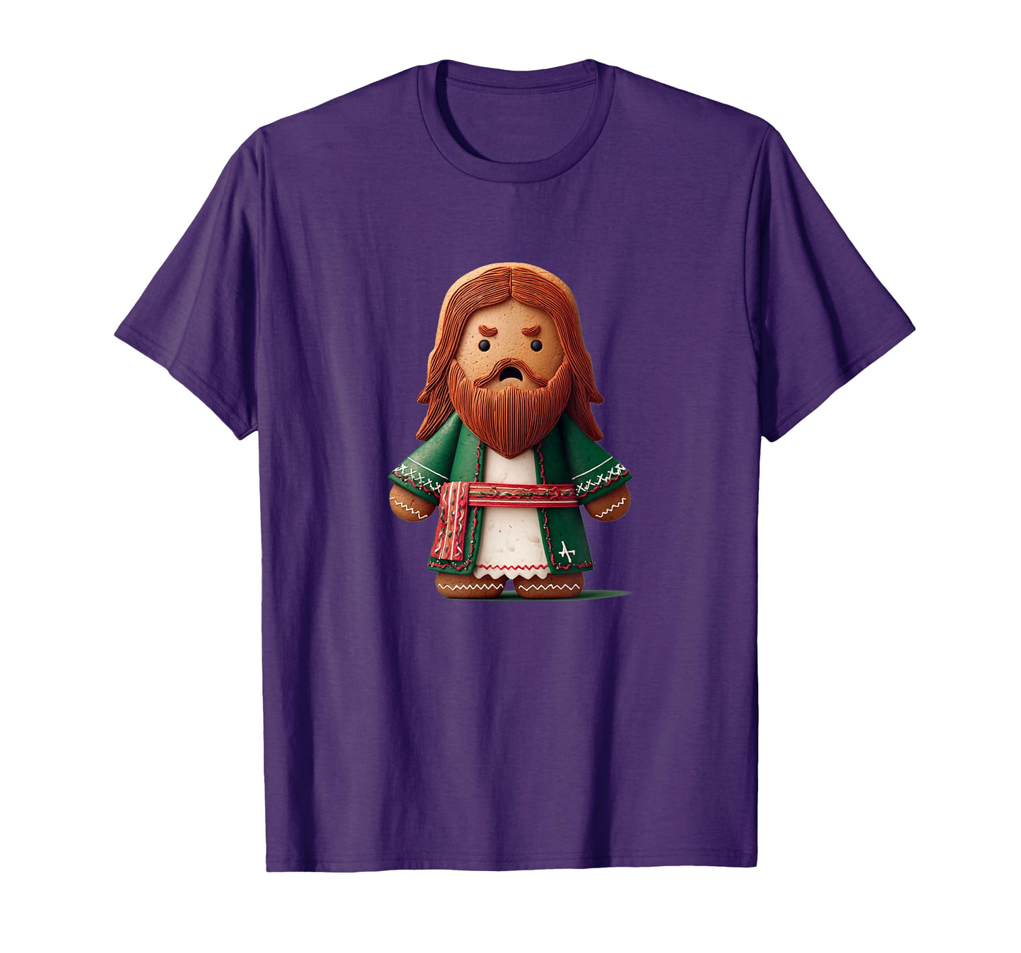 Grumpy Jesus Christ Gingerbread Costume T-Shirt