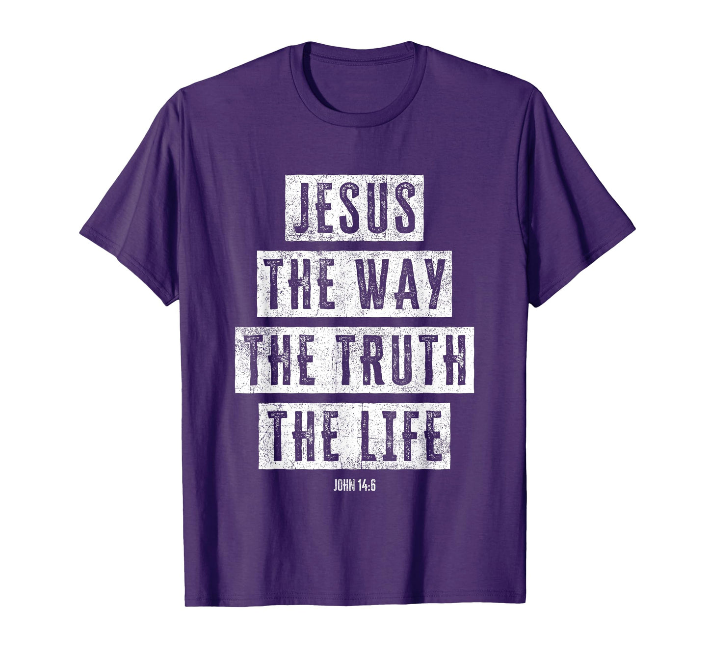 Jesus Christ Way Truth Life Women Men Family Christian Faith T-Shirt