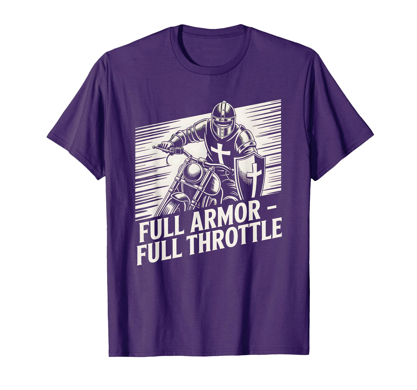 Full Armor Full Throttle Christian Biker T-Shirt
