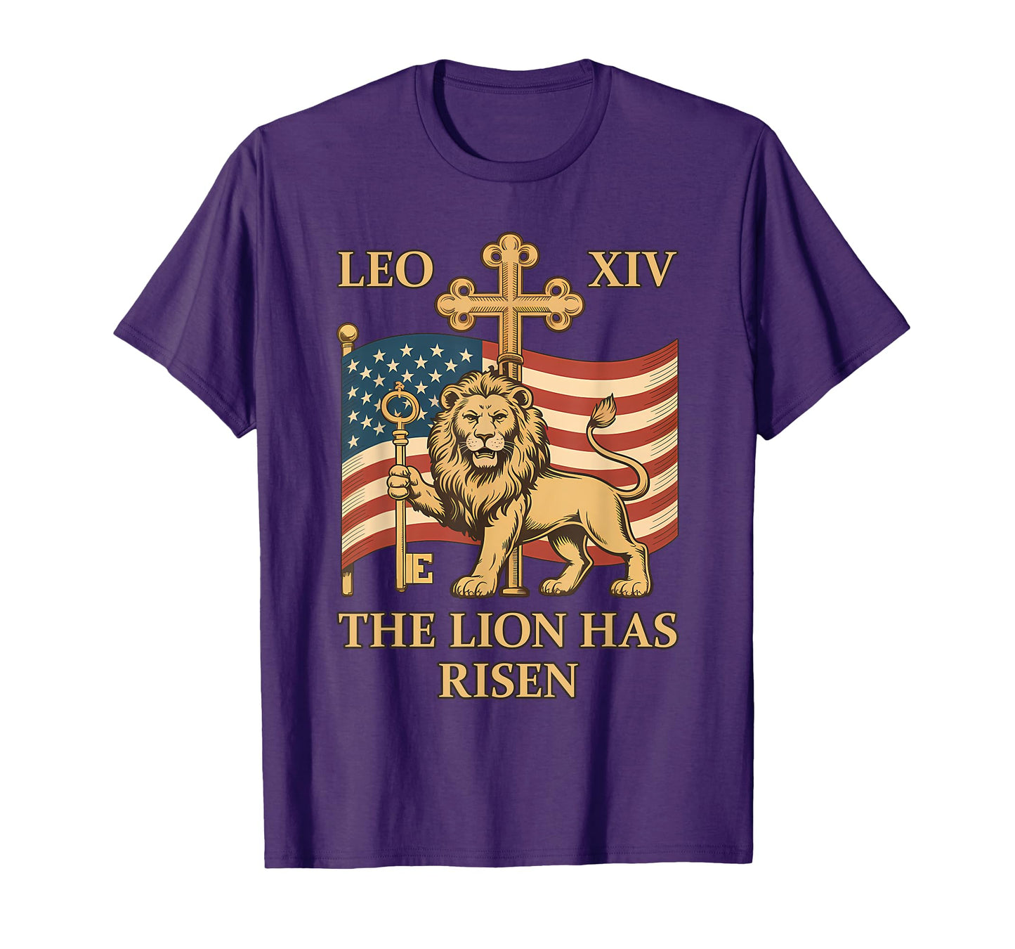 Vatican Pope Leo XIV - The Lion Has Risen T-Shirt