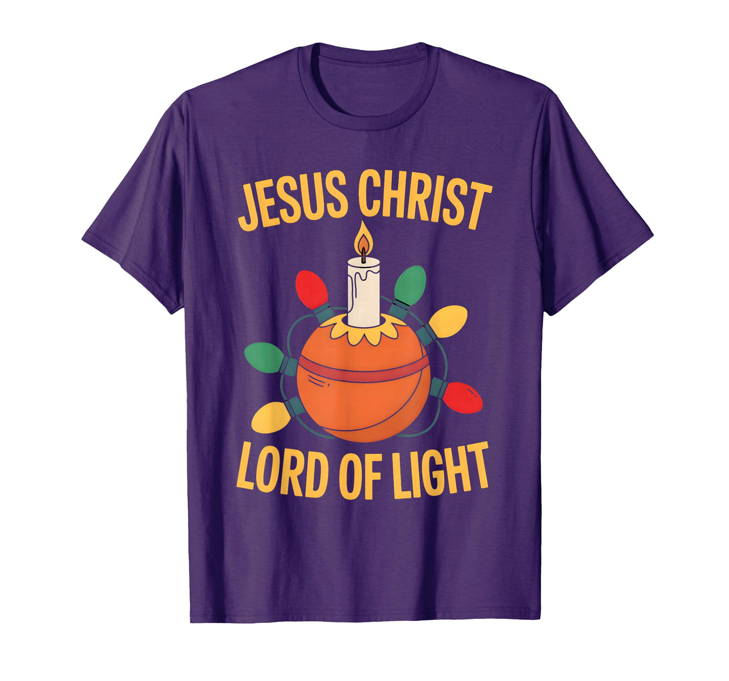 Christingle Christmas Christian Jesus Christ Lord Of Light T-Shirt