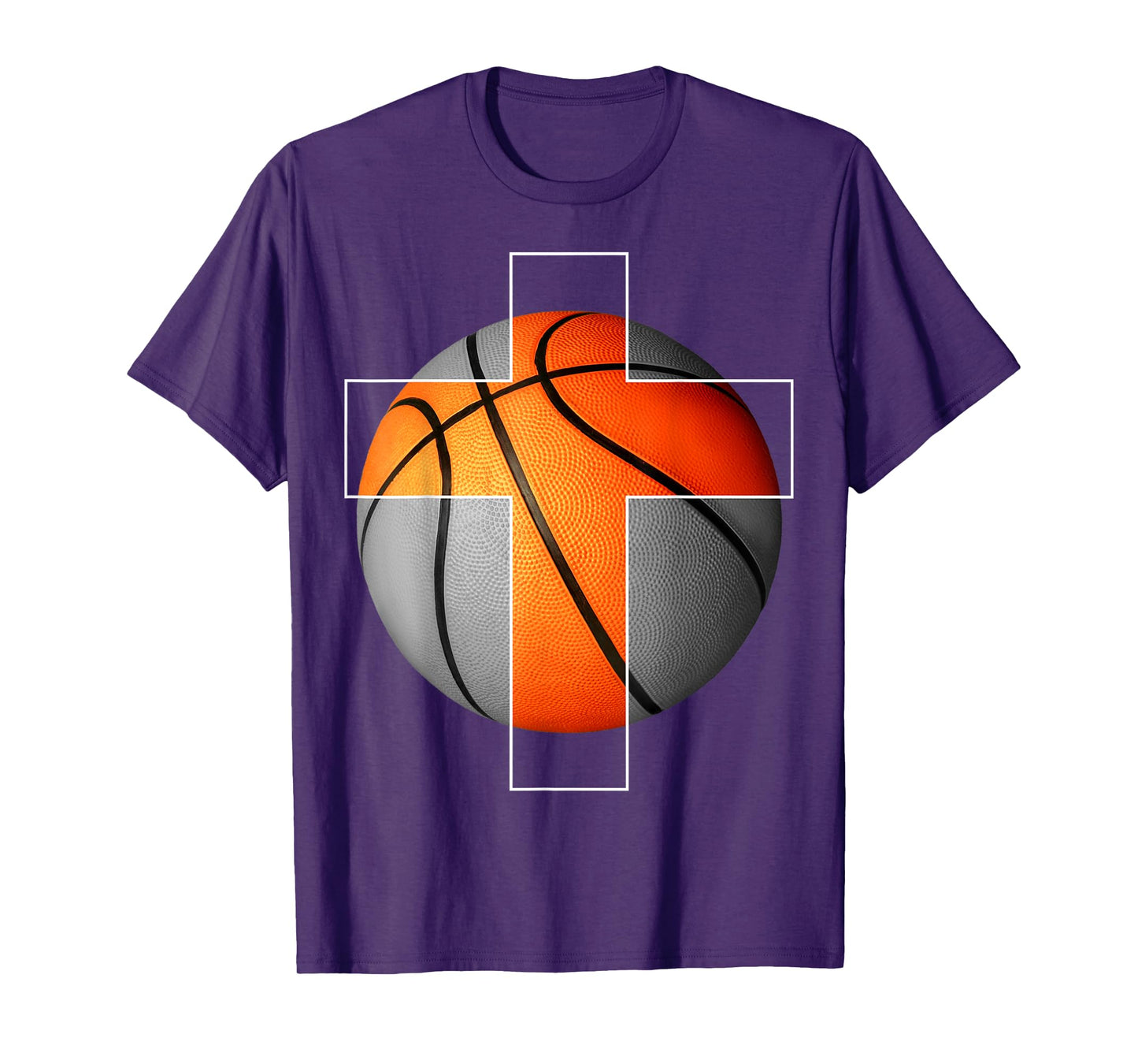Basketball Christian Cross T-Shirt