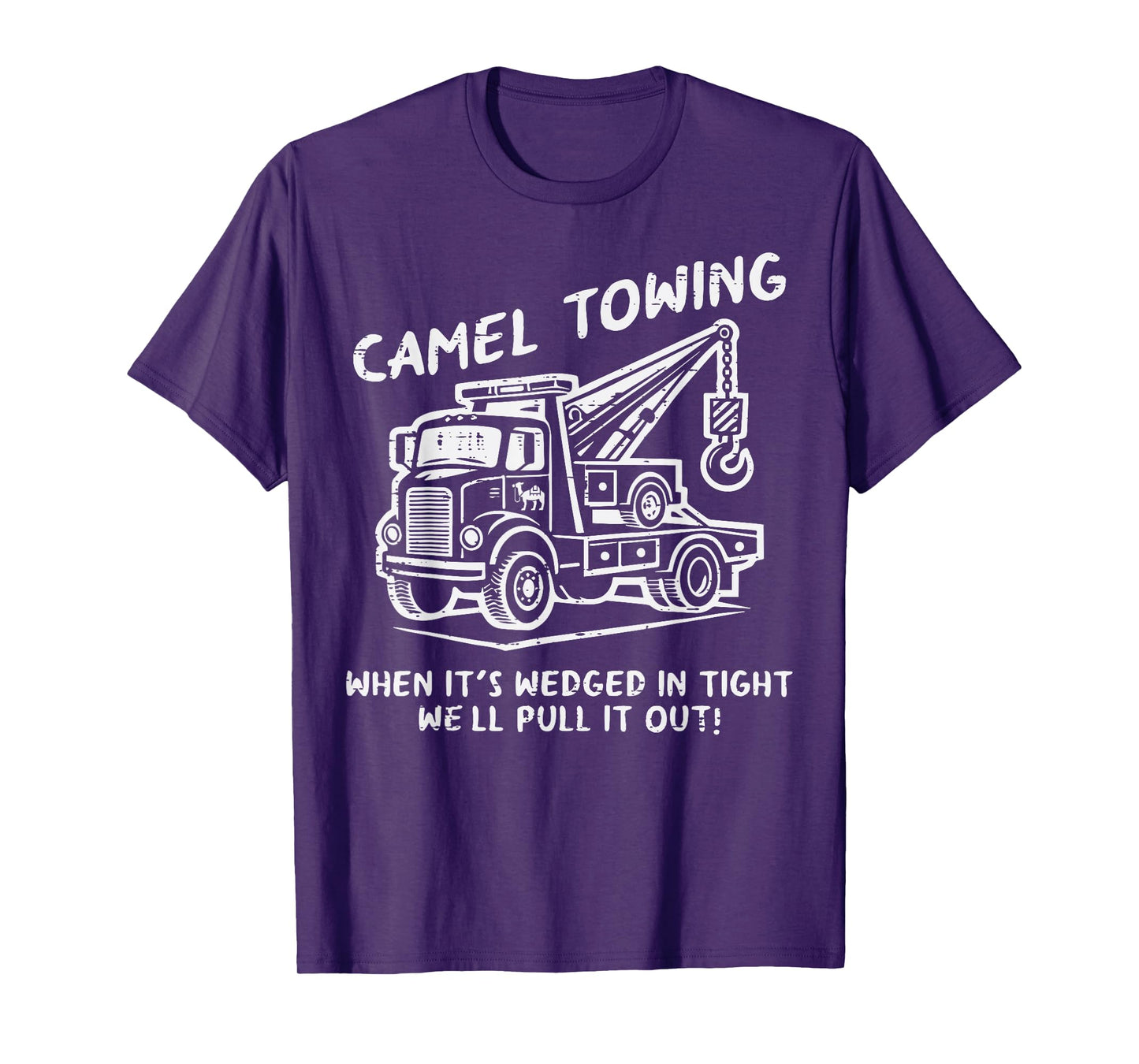 Camel Towing Funny Inappropriate Cringe Adult Humor Joke T-Shirt