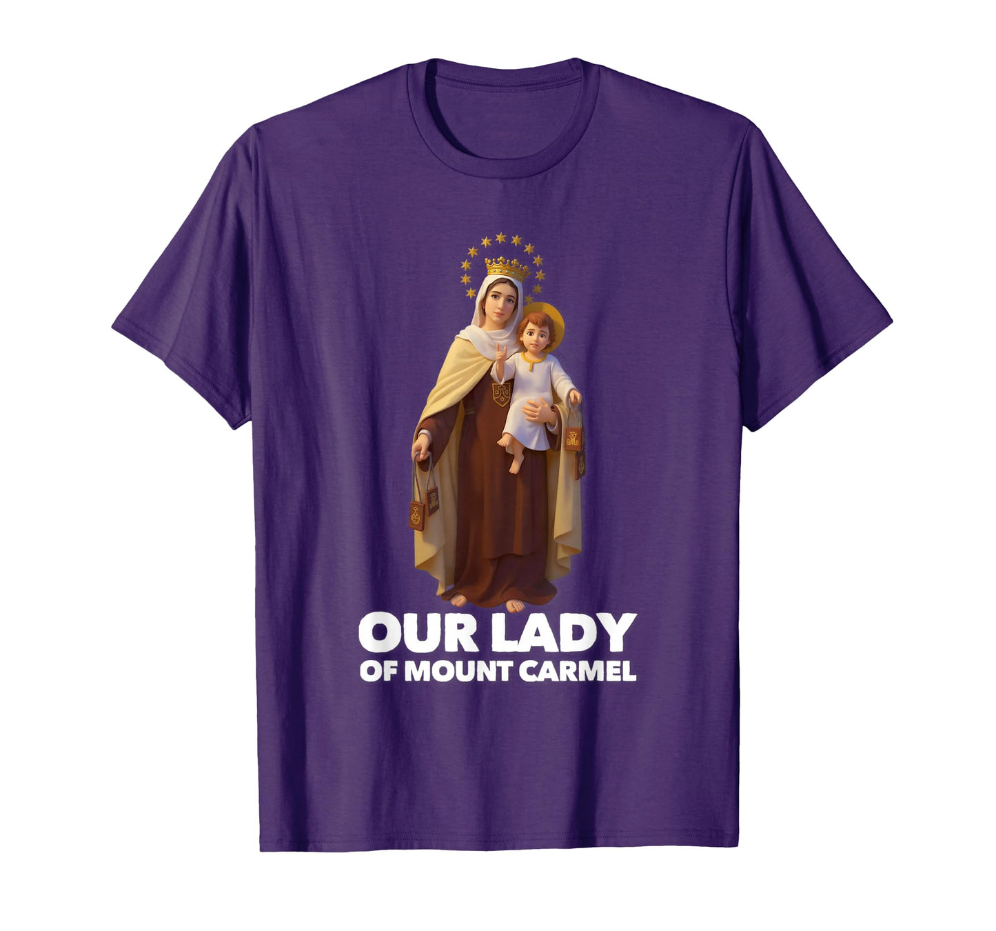 Our Lady of Mount Carmel Marian Catholic T-Shirt