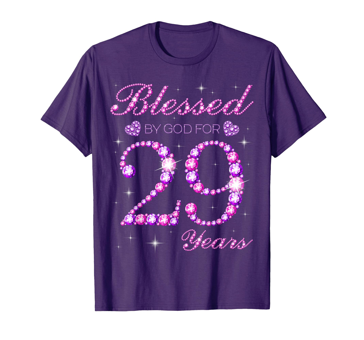 Blessed by God for 29 Years Old 29th Birthday Party T-Shirt