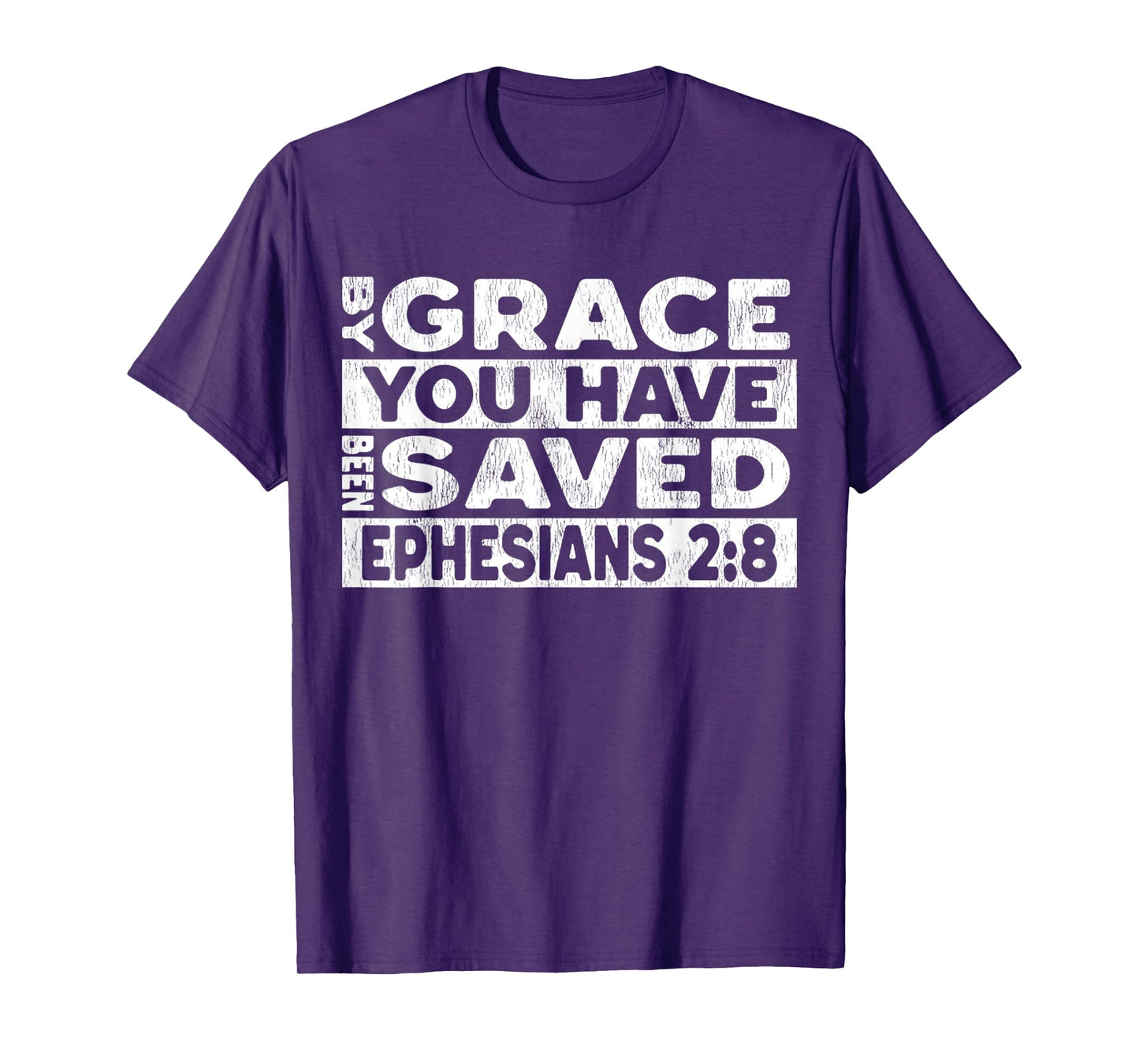 Vintage by Grace You Have Been Saved Faith Christian T-Shirt