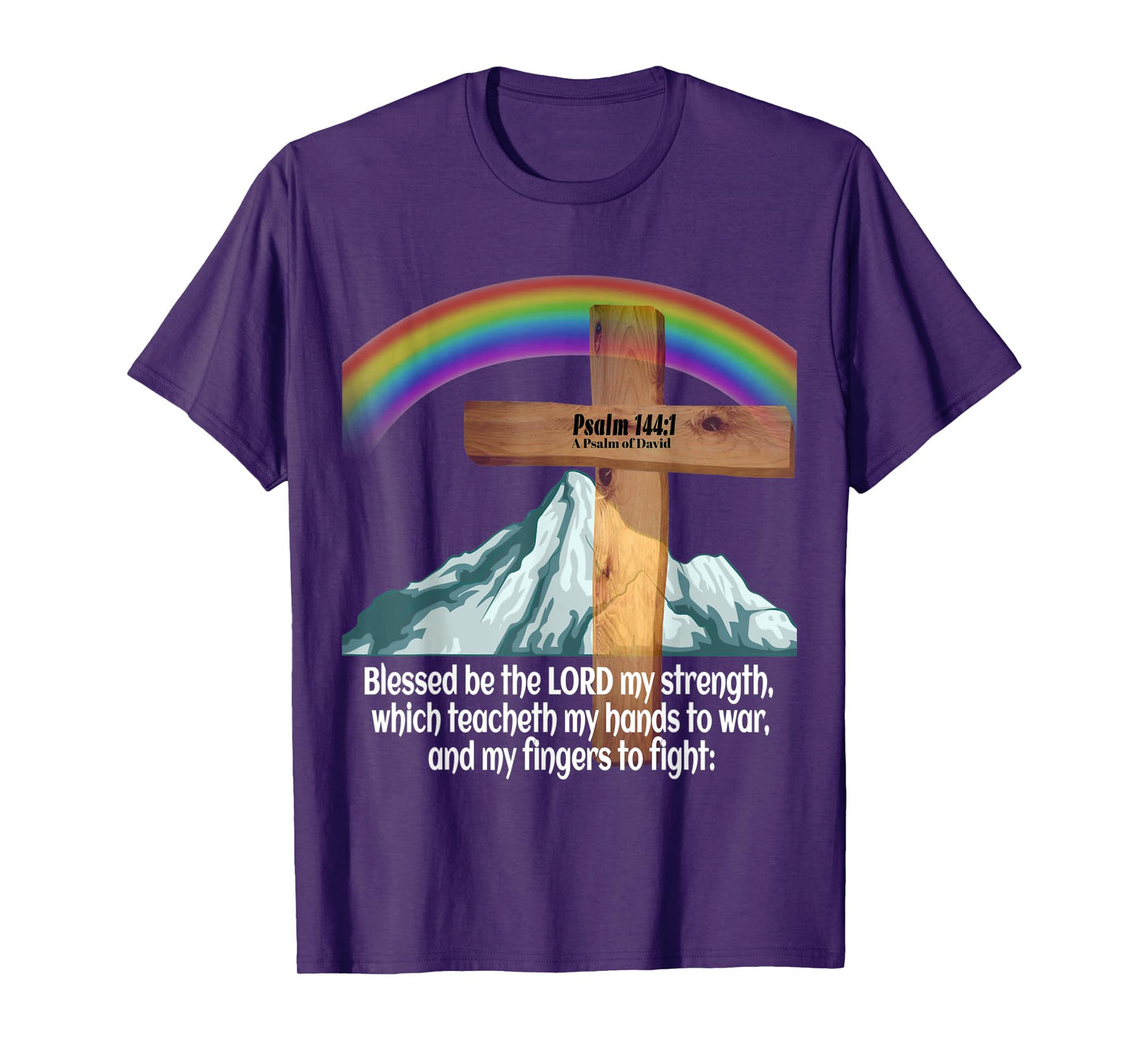 Psalm 144:1, A Psalm of David T-Shirt