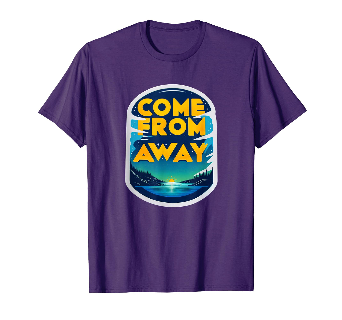 StageNotes Come From Newfoundland CFA Away Musical Theatre T-Shirt, Small, Black