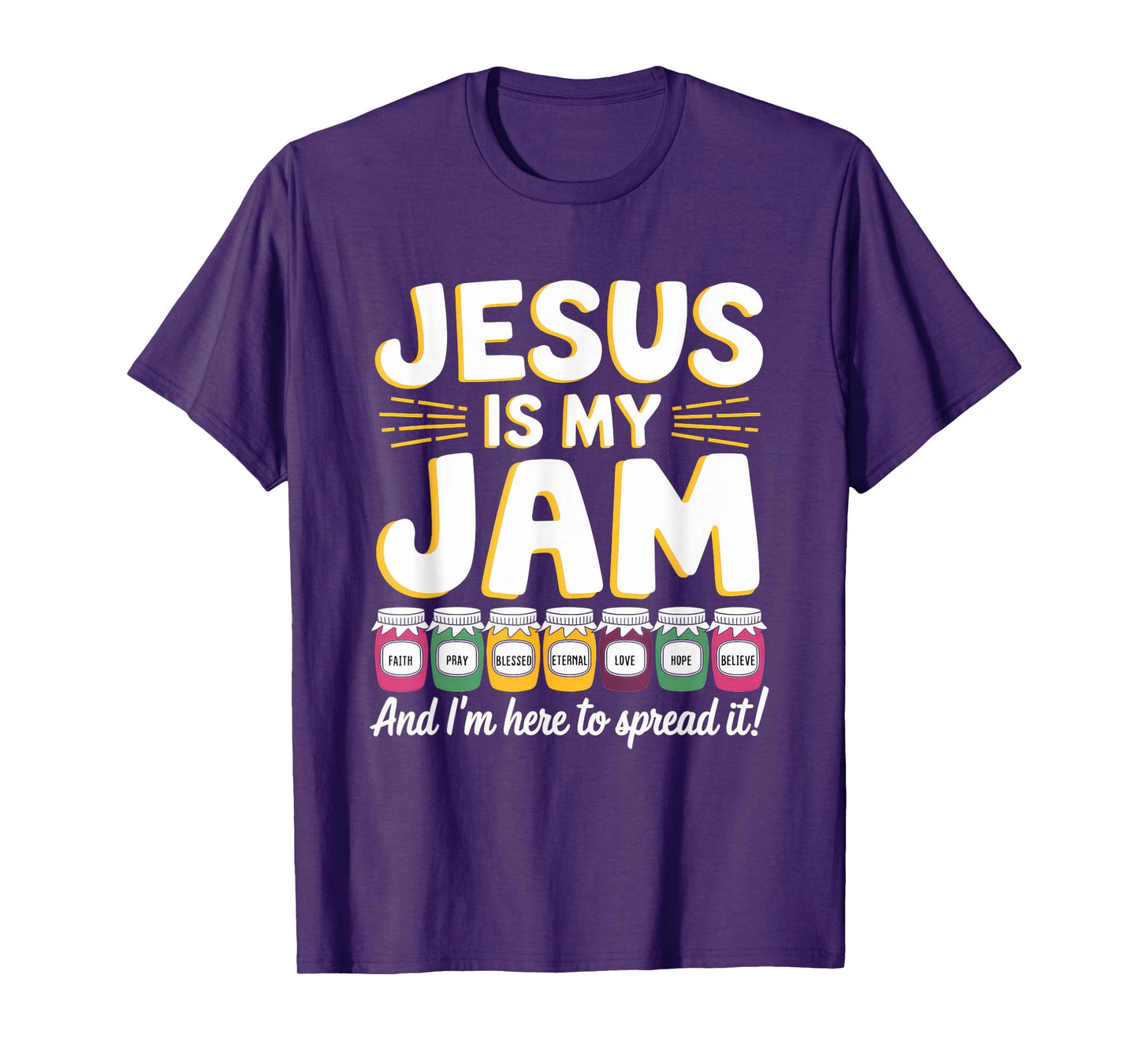 Jesus is My Jam Tshirt Men Women Christian Bible Verse T-Shirt