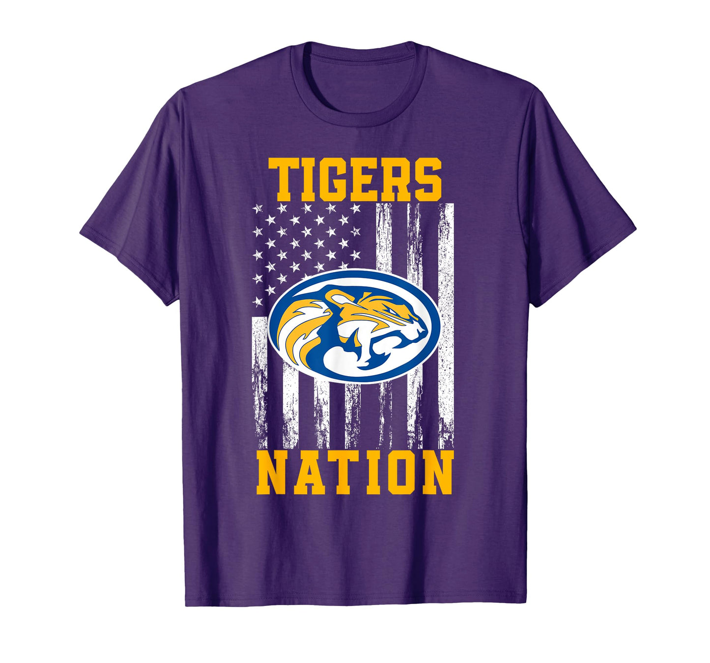 Bland Tigers Logo Nation HS T-Shirt