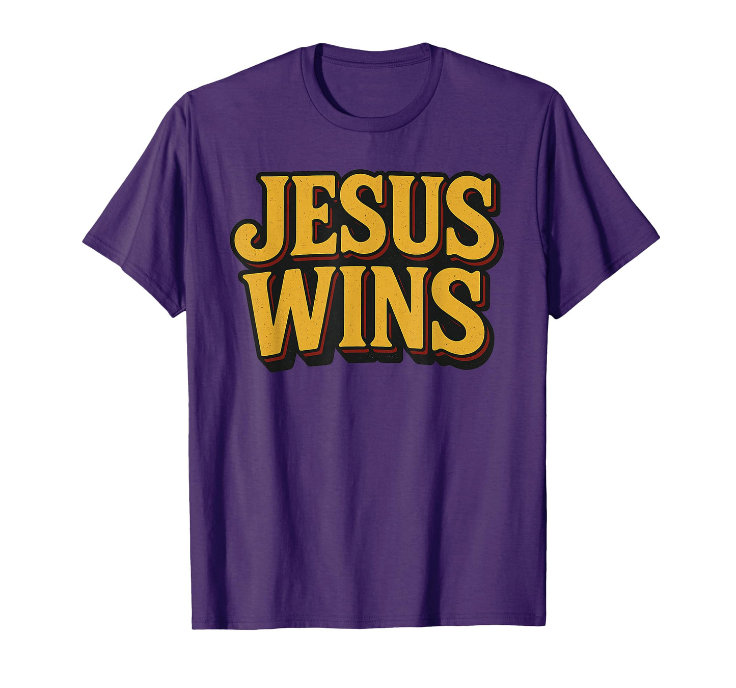 Jesus Wins - Inspirational Christian Faith T-Shirt