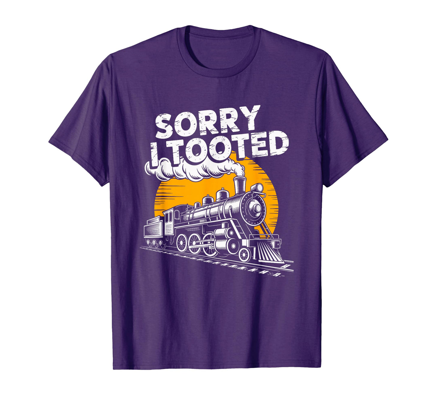 Sorry I Tooted Train Lovers Jazz Musician Humor T-Shirt