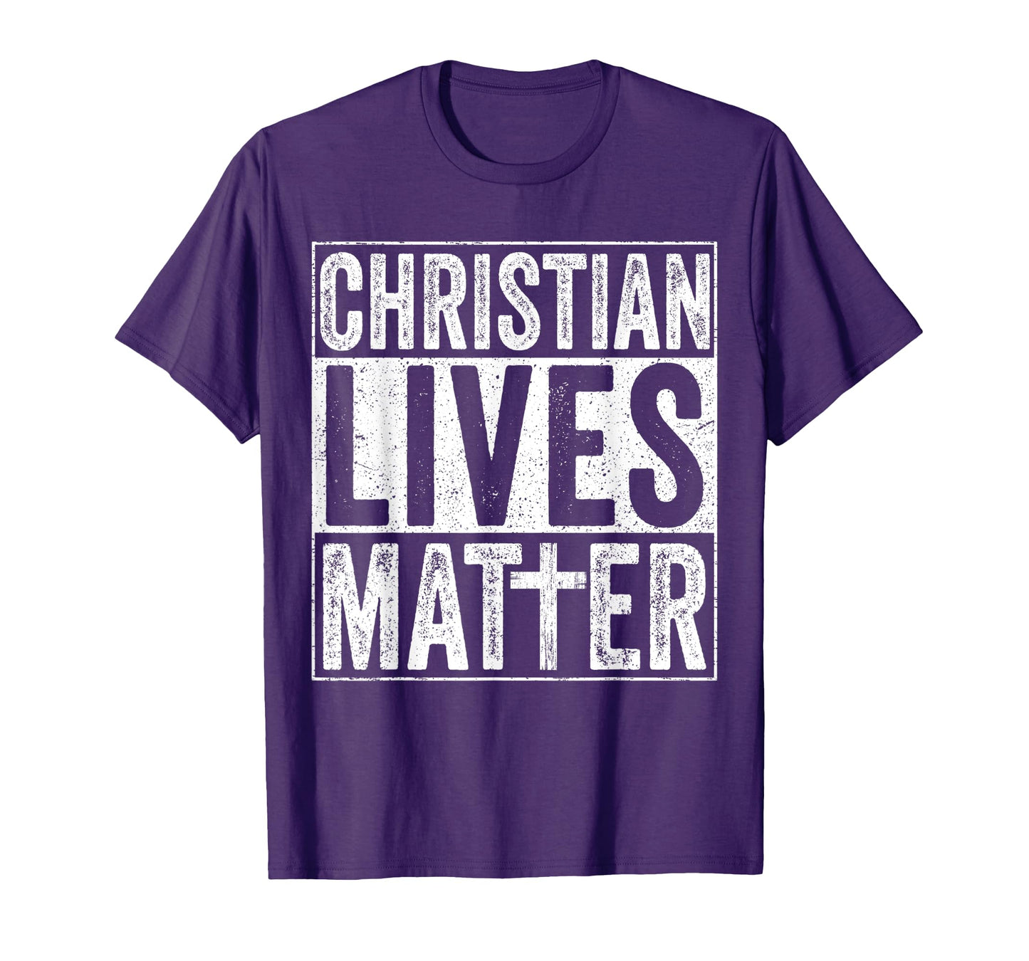 Christian Lives Matter Jesus Cross Faith Christ T-Shirt