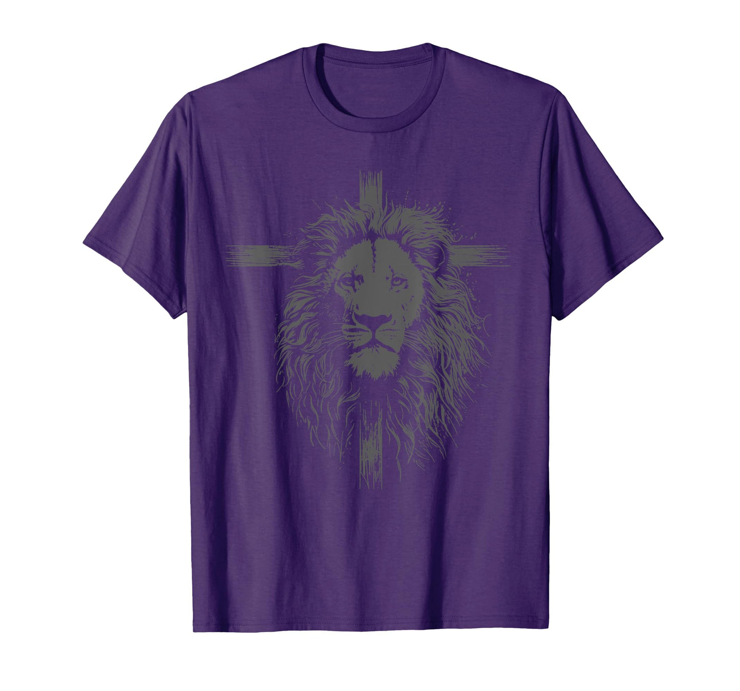 Christian Cross Lion Religious Faith Jesus Pastor T-Shirt