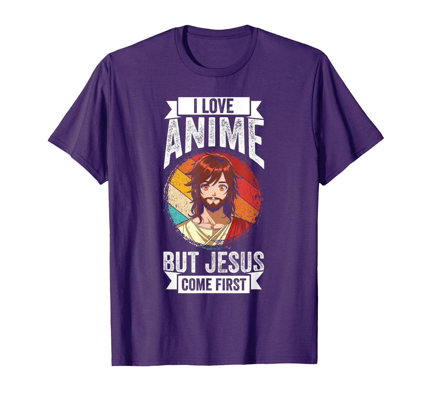 I Love Anime BUT Jesus Come First Anime Jesus T-Shirt