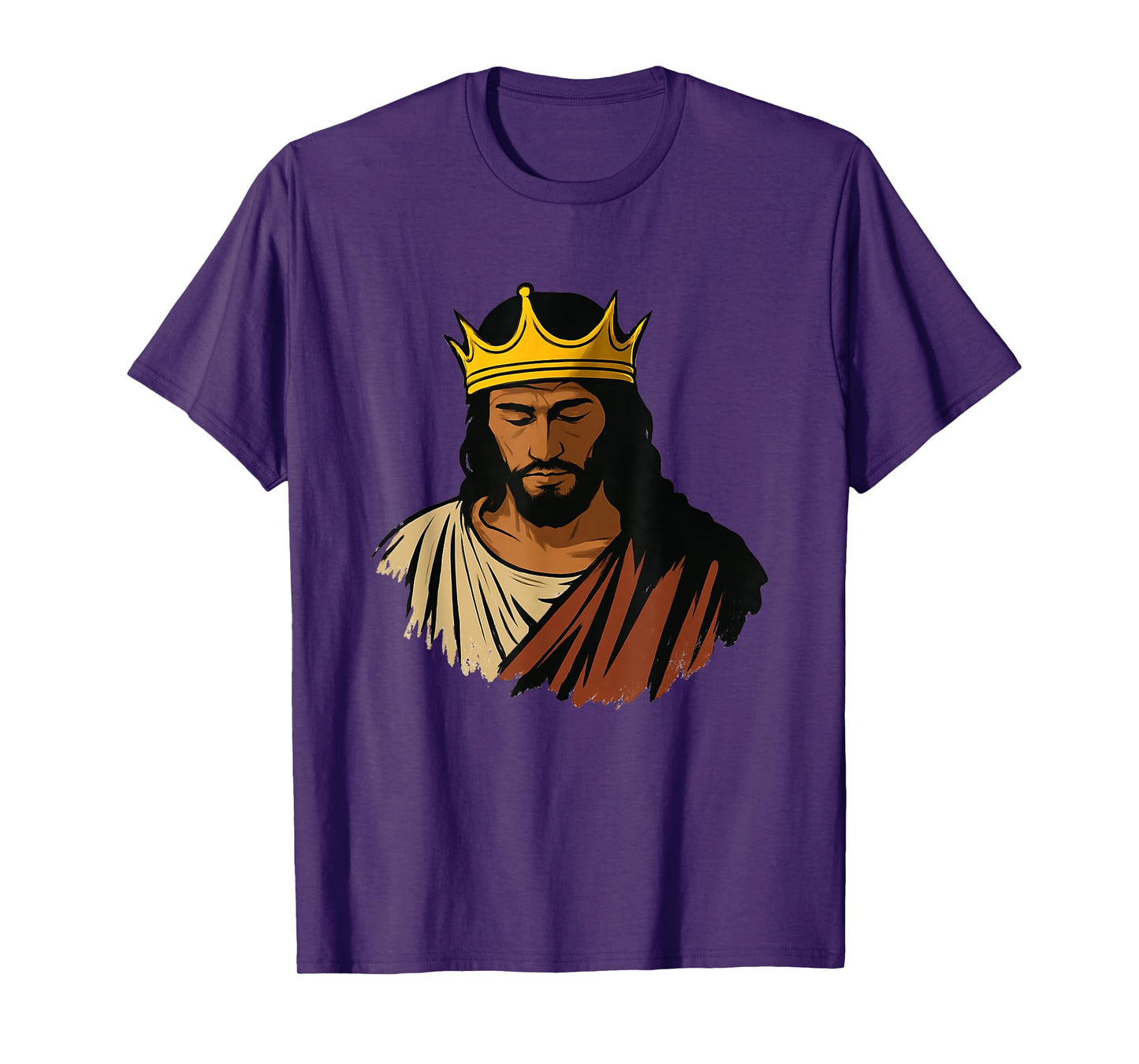 Black Jesus African American Jesus Portrait Black Christian T-Shirt
