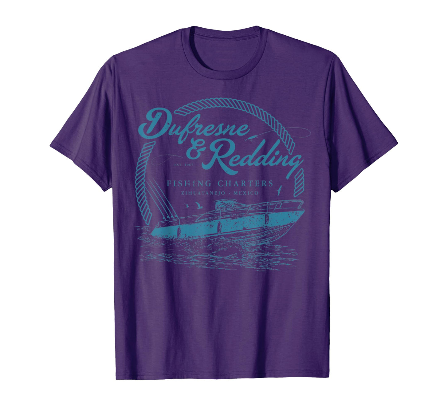 Retro Vintage Dufresne And Redding Fishing Charters Lover T-Shirt