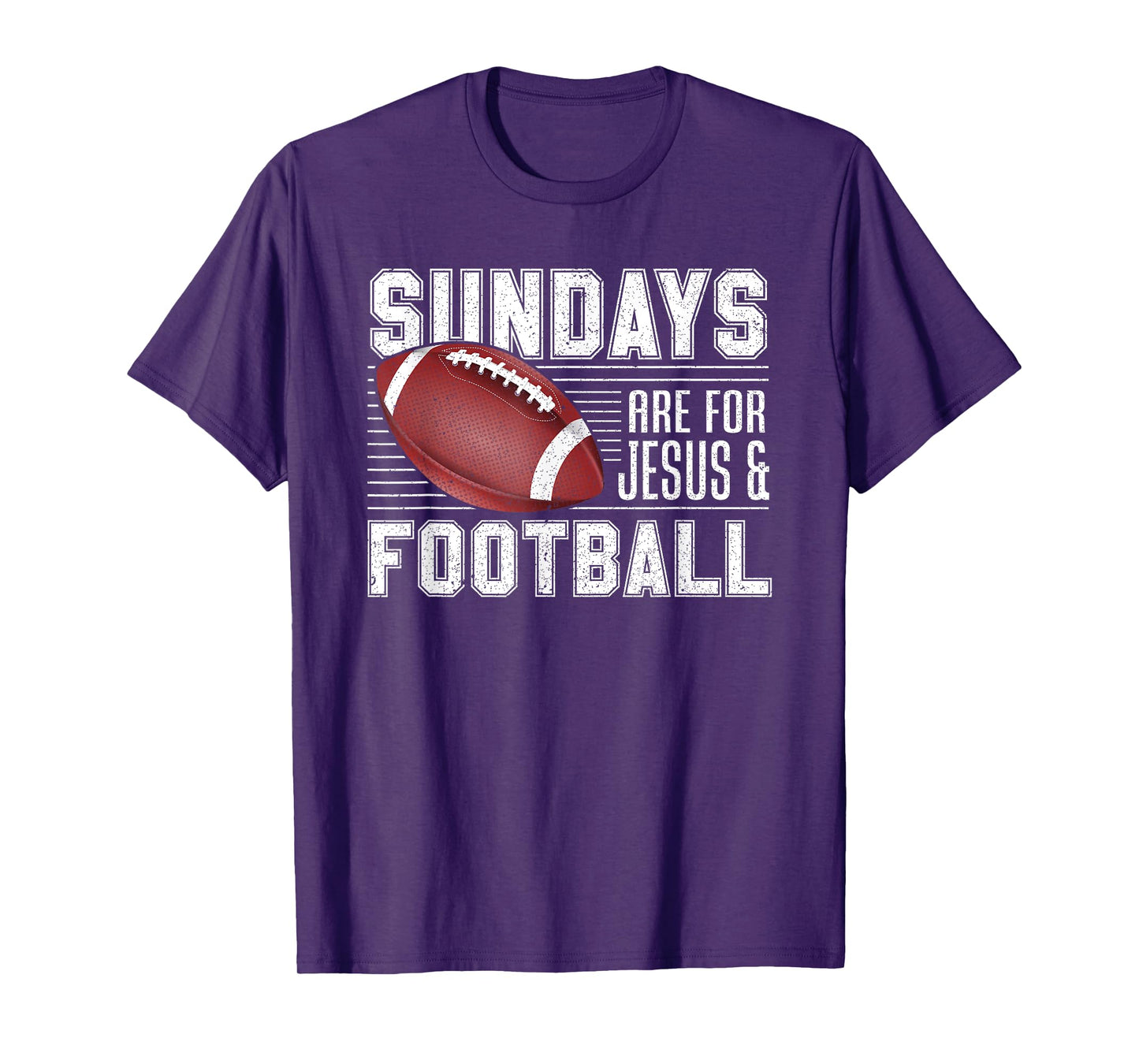 Sundays Are For Jesus & Football Draft Day Fantasy Football T-Shirt