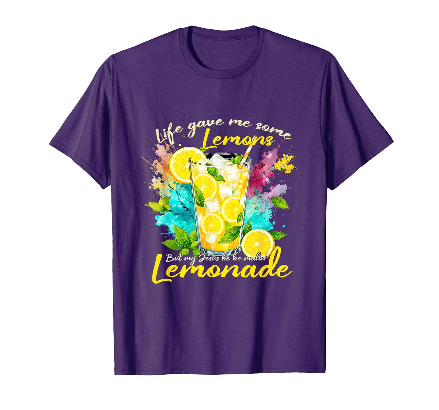 Jesus Making Lemonade Bible Life Gave Me Some Lemons T-Shirt