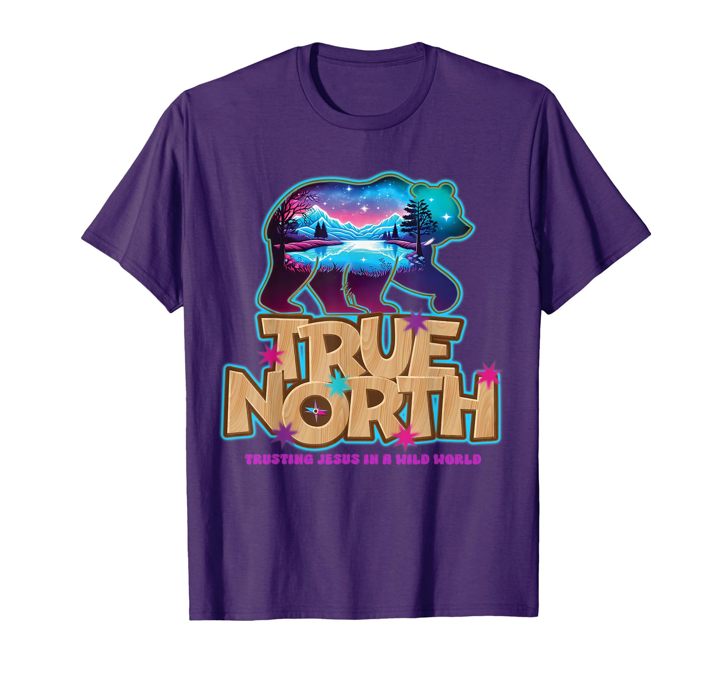 True North VBS 2025 Christian Trusting Jesus Wilderness T-Shirt