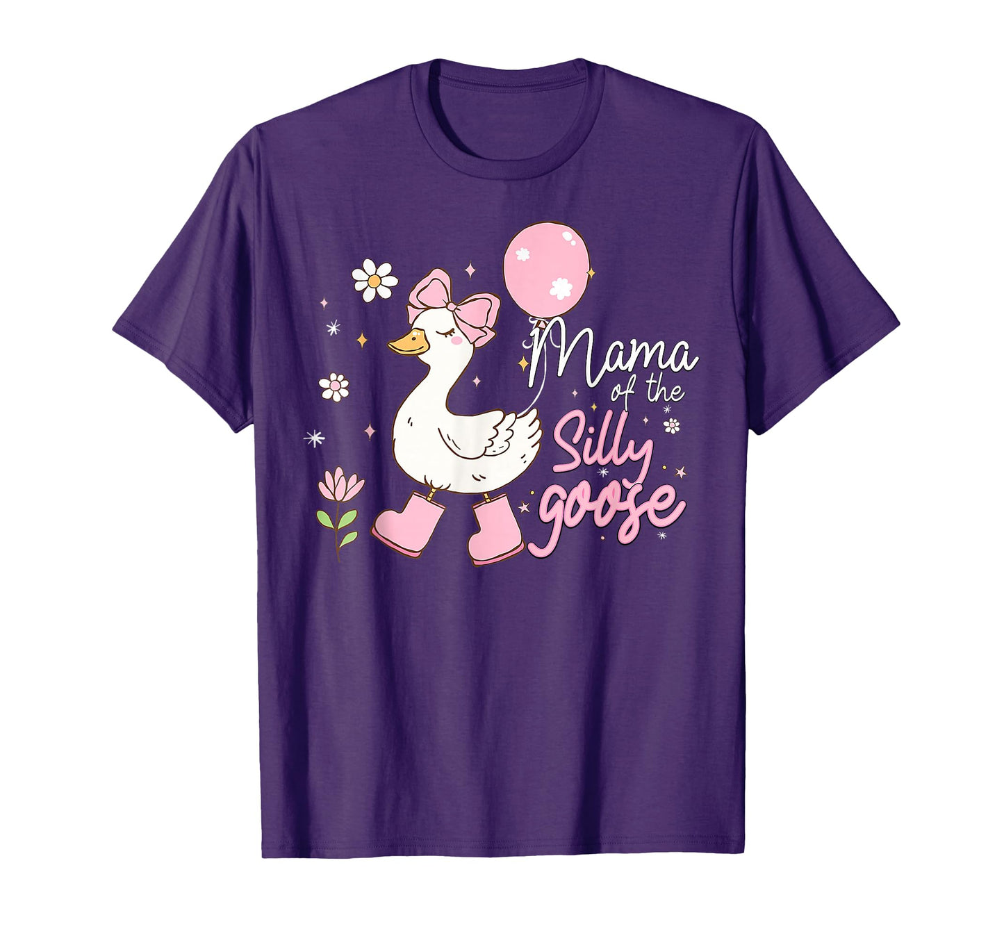 Mom of The Silly Goose Silly Goose Birthday Matching Family T-Shirt