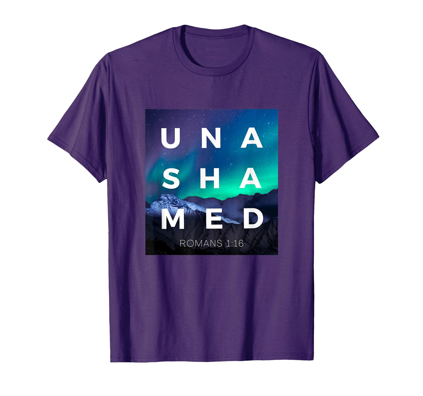 Unashamed of the Gospel of Jesus Christ Romans 116 Christian T-Shirt