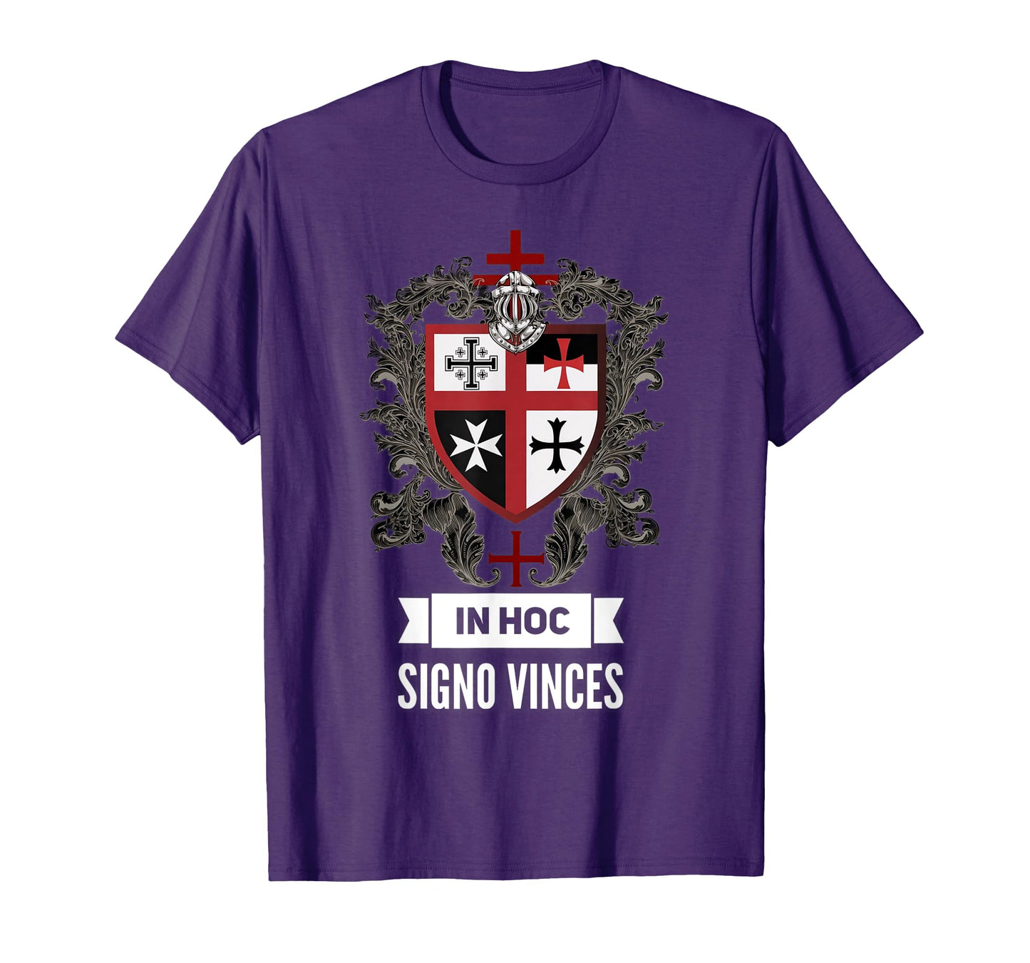 Catholic Knight Templar Crusader Cross Latin T-Shirt