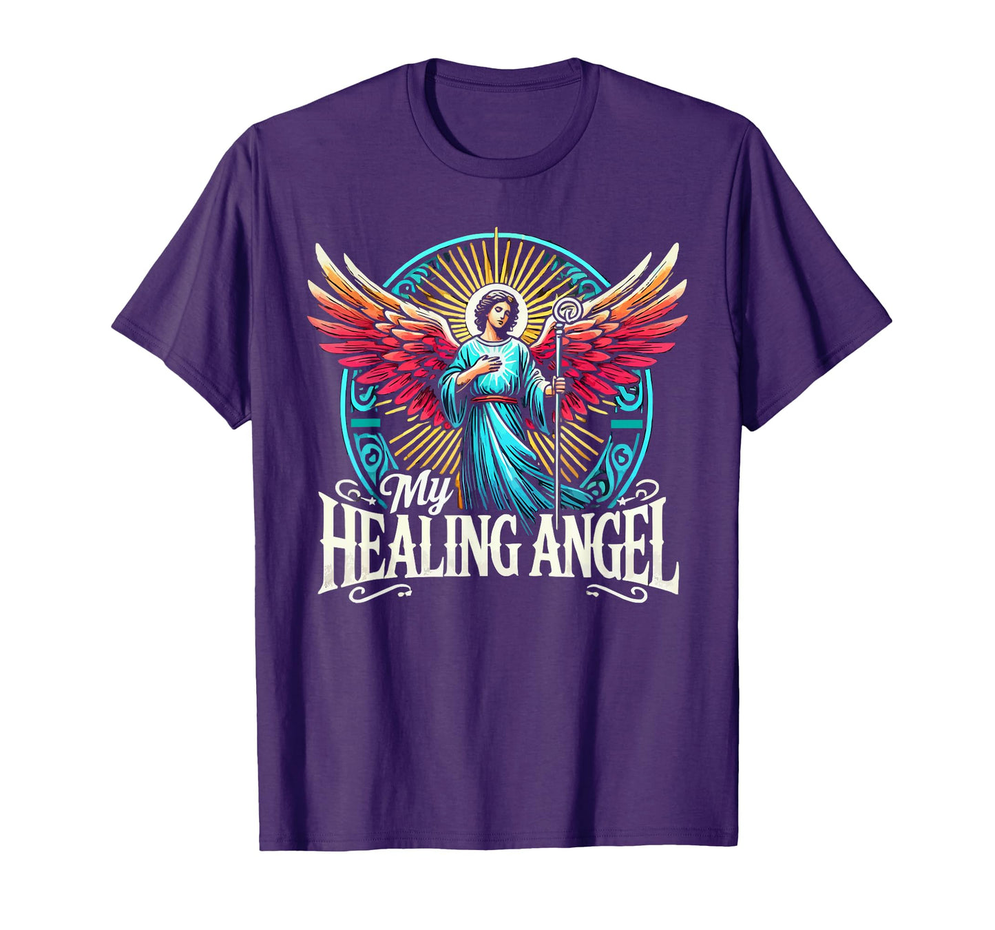 Archangel Raphael Catholic Christianity Guardian Angel T-Shirt