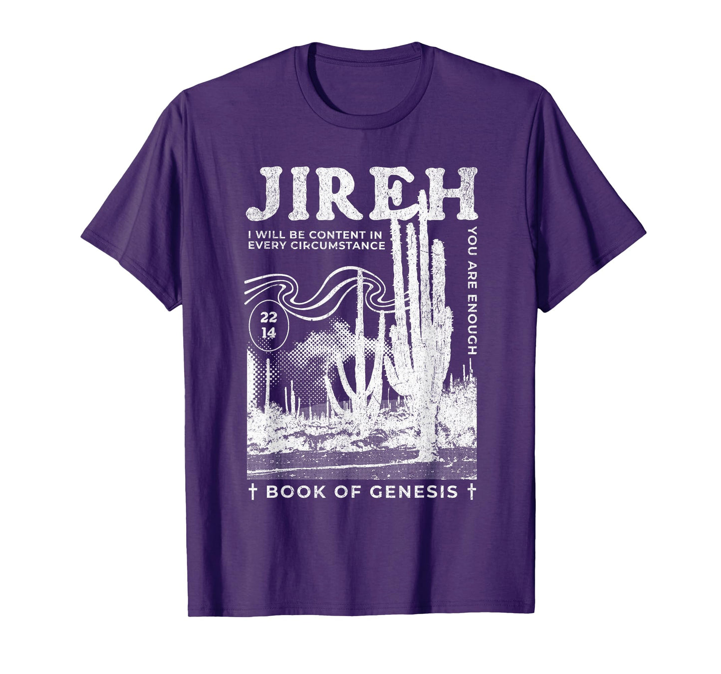 Jireh You Are Enough Boho Trendy Bible Verse Christian T-Shirt