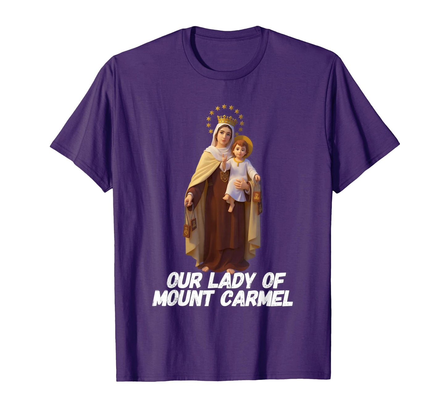 Our Lady of Mount Carmel Marian Catholic T-Shirt