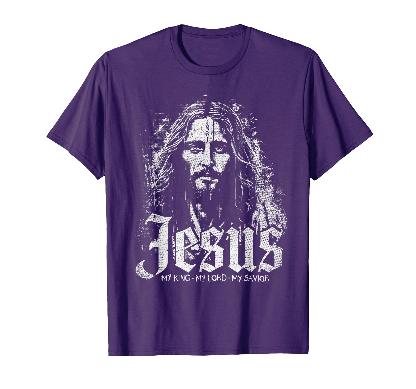 Jesus Christ My King My Lord My Savior Prayer Christian T-Shirt