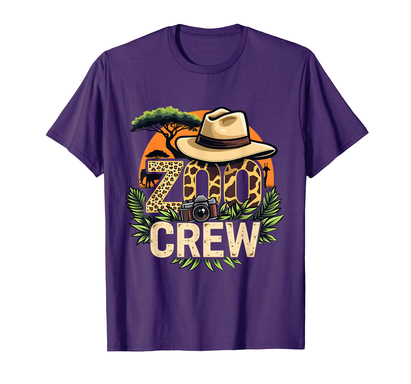 Zoo Crew Wildlife Animal Wild Field Trip Safari Animals T-Shirt