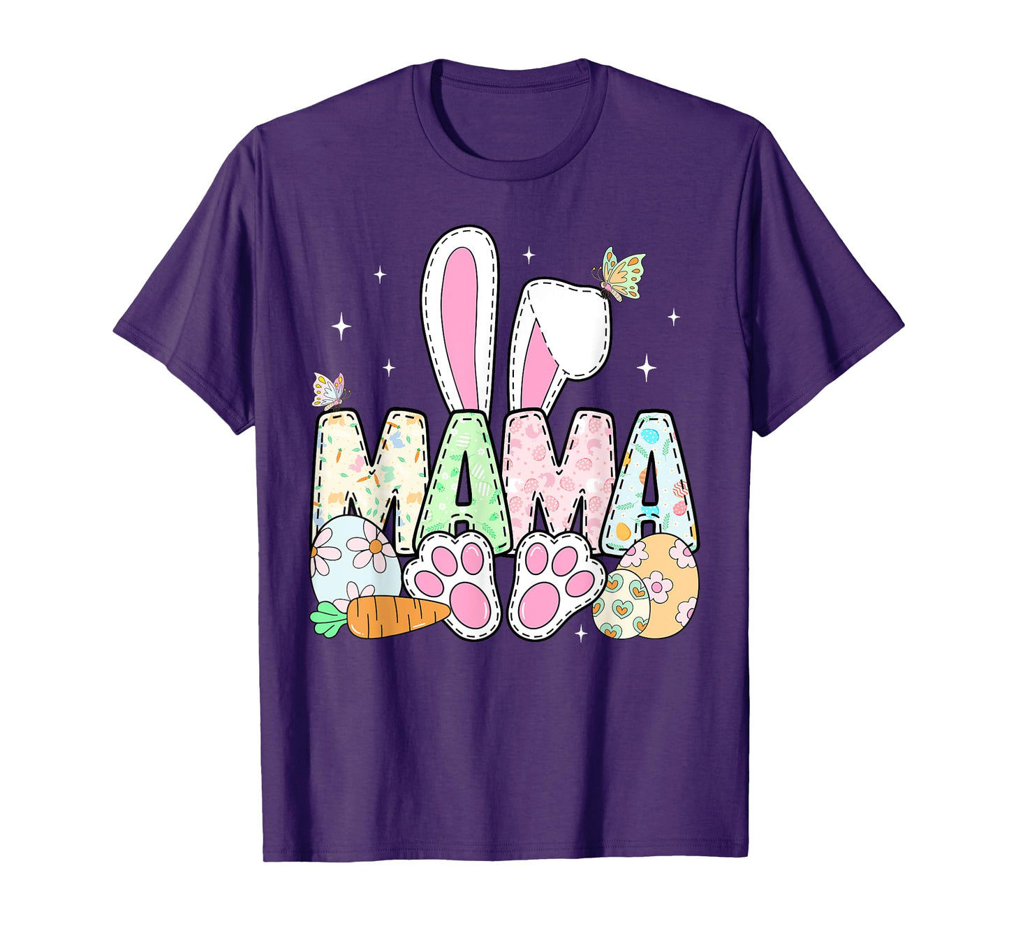 Easter Bunny Mama Spring Eggs Hunting Family Matching Easter T-Shirt
