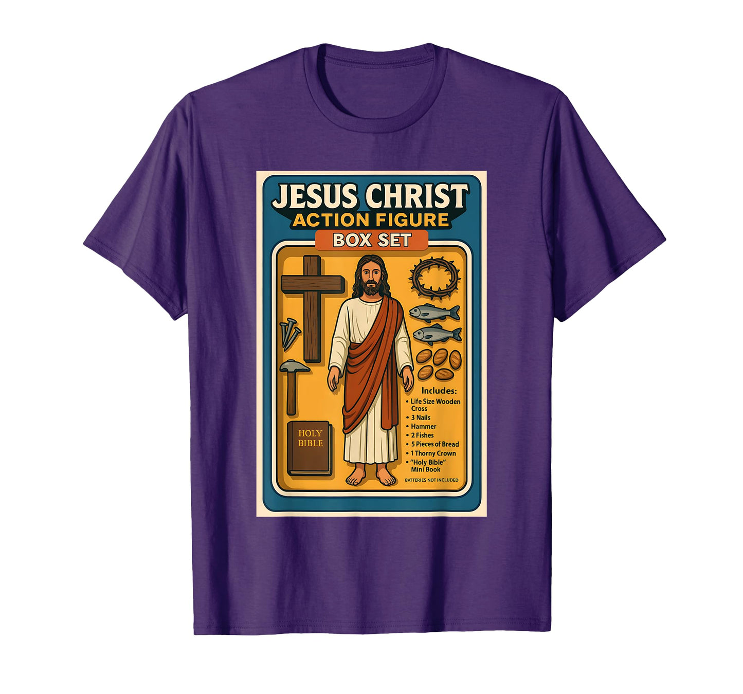 Jesus Christ Action Figure funny Box Set humor T-Shirt