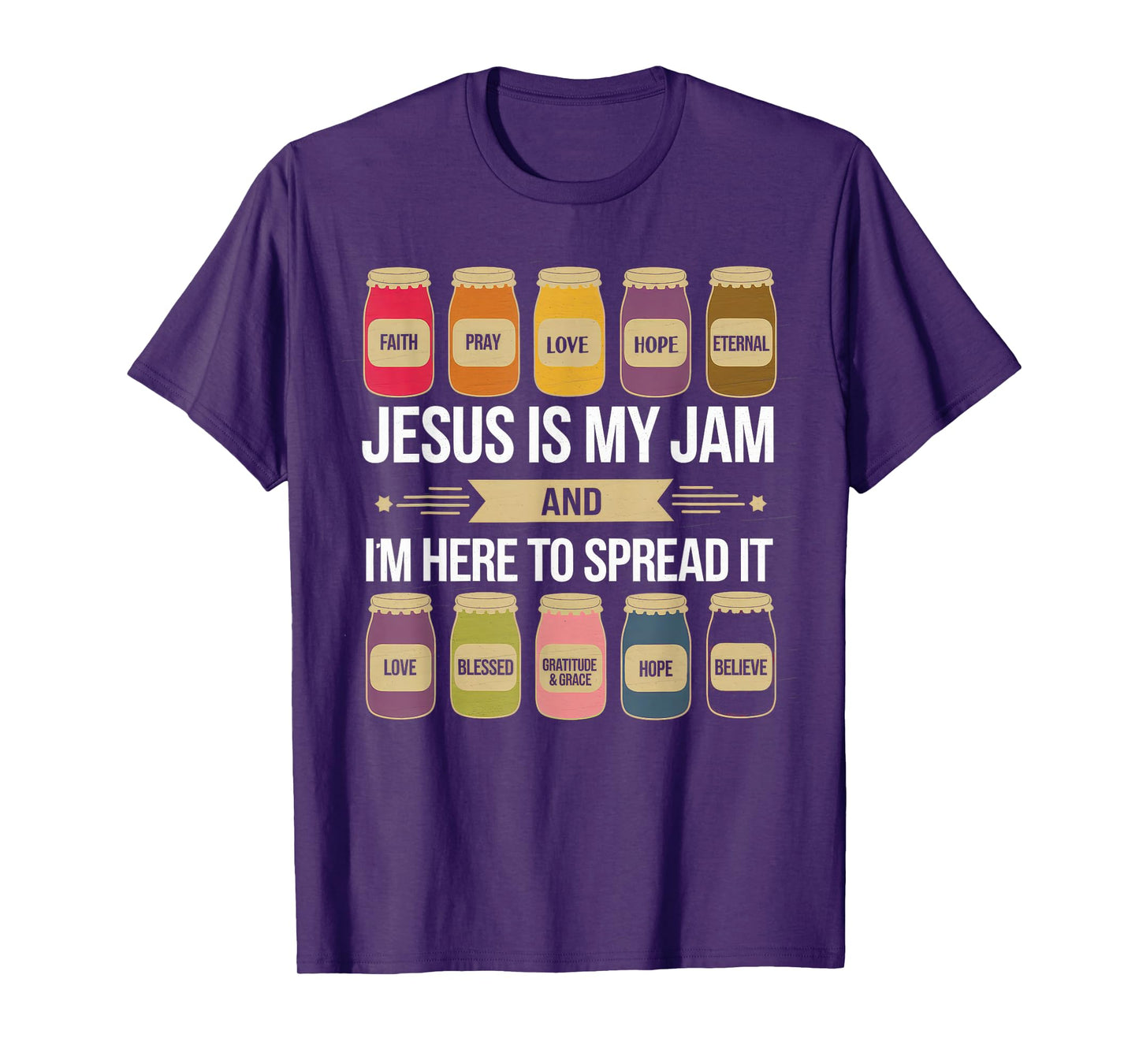 Jesus is My Jam Tshirt Men Women Christian Bible Verse T-Shirt