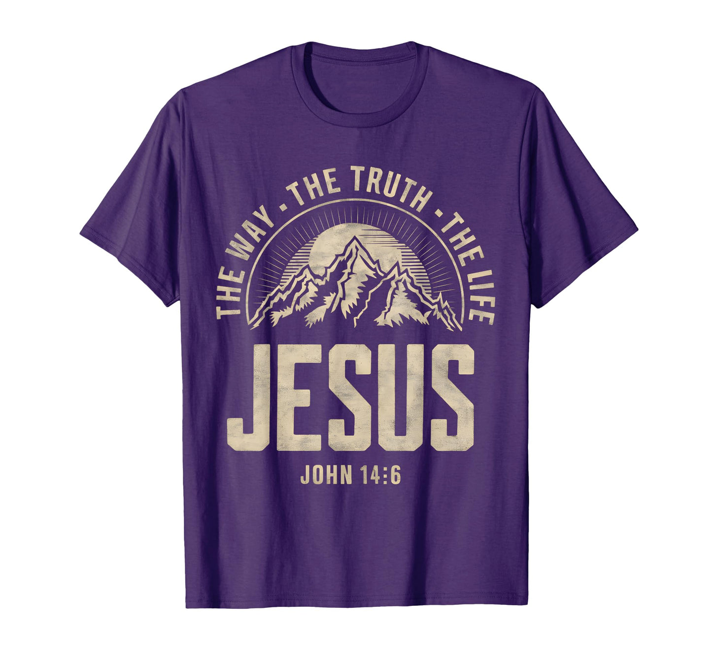 Jesus The Way Truth Life Women Men Kids Christian Worship T-Shirt