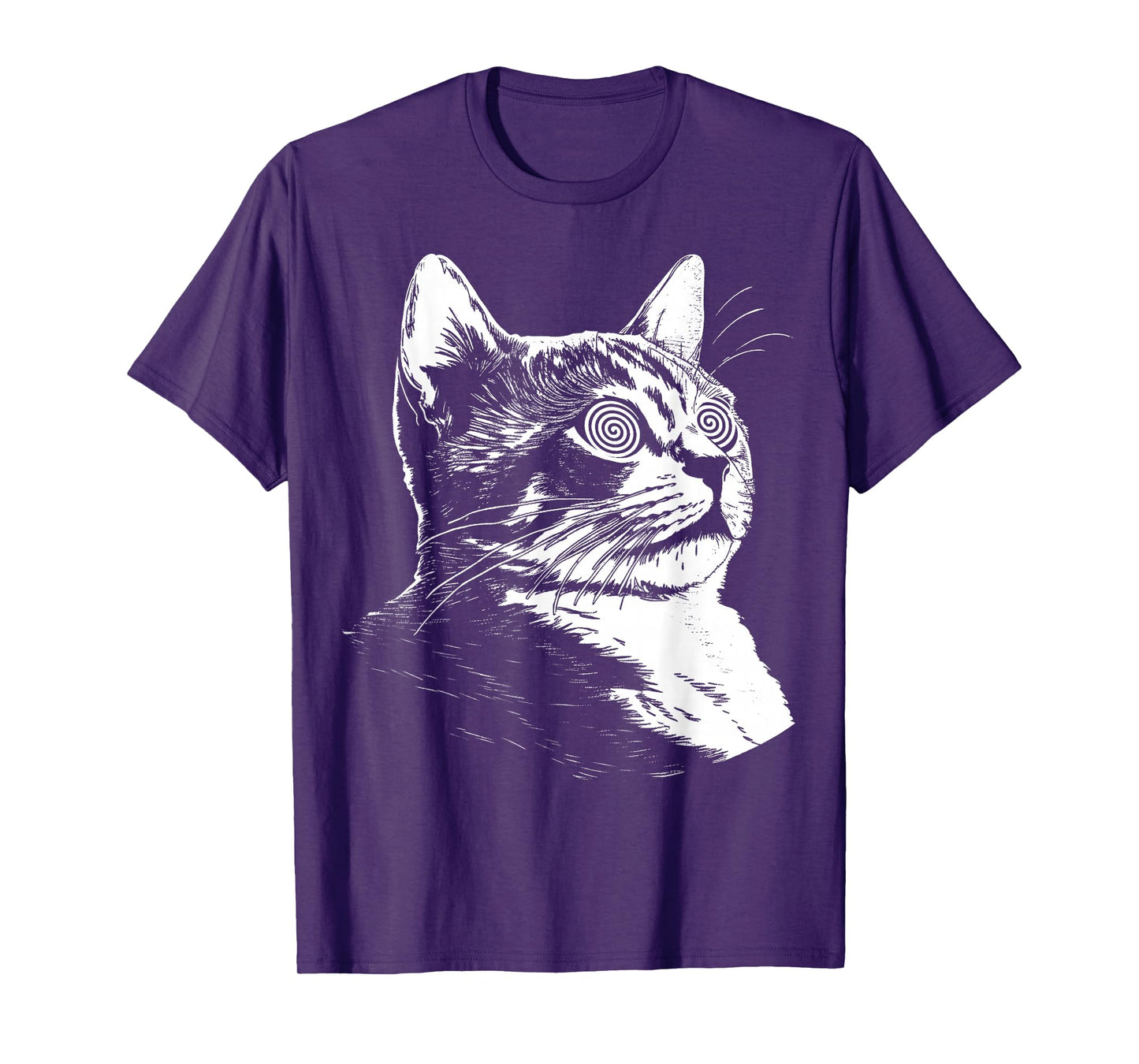 Psychedelic Cat Festival EDM Trippy Illusion Kitty Rave Cats T-Shirt