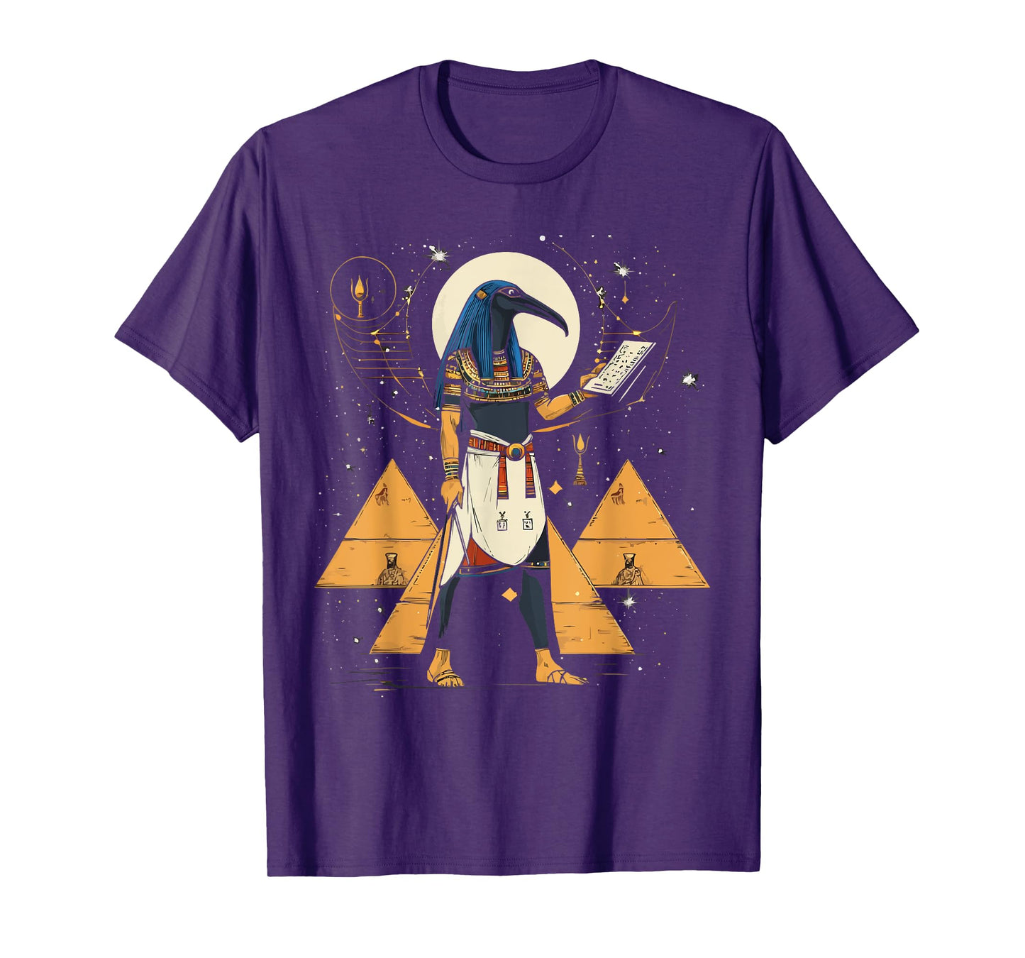 Thoth Egyptian God Egyptian Mythology Pyramid Ancient Egypt T-Shirt