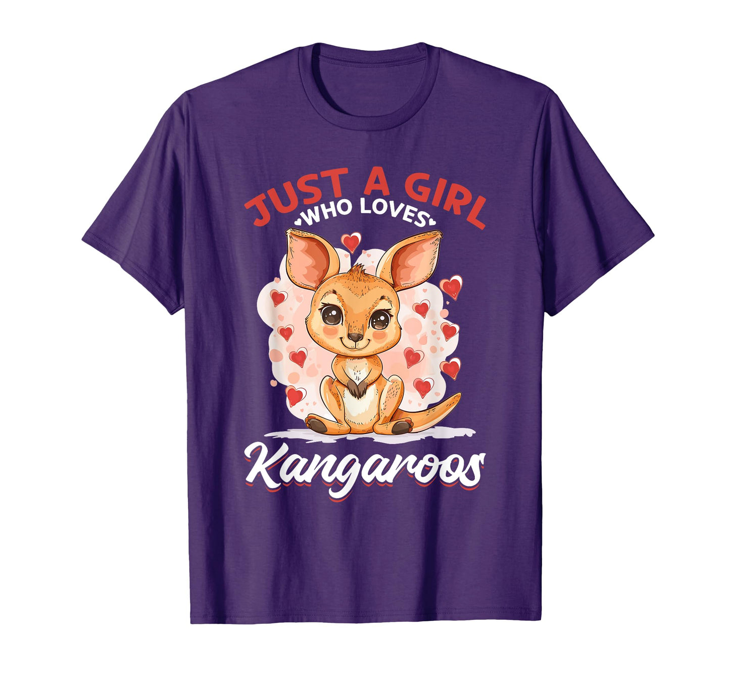 Funny Kangaroo Australia Animal Just A Girl Who Loves T-Shirt