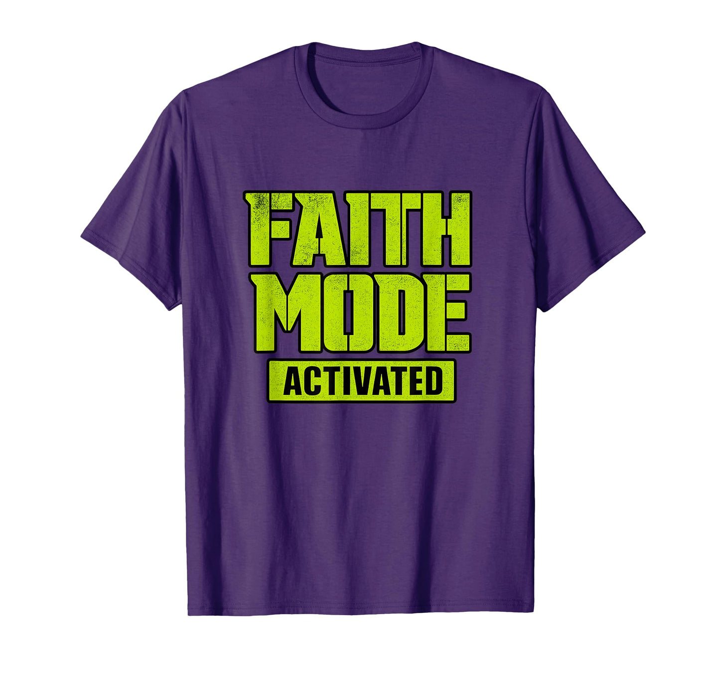 Faith Mode Activated | Funny Christian Gamer T-Shirt