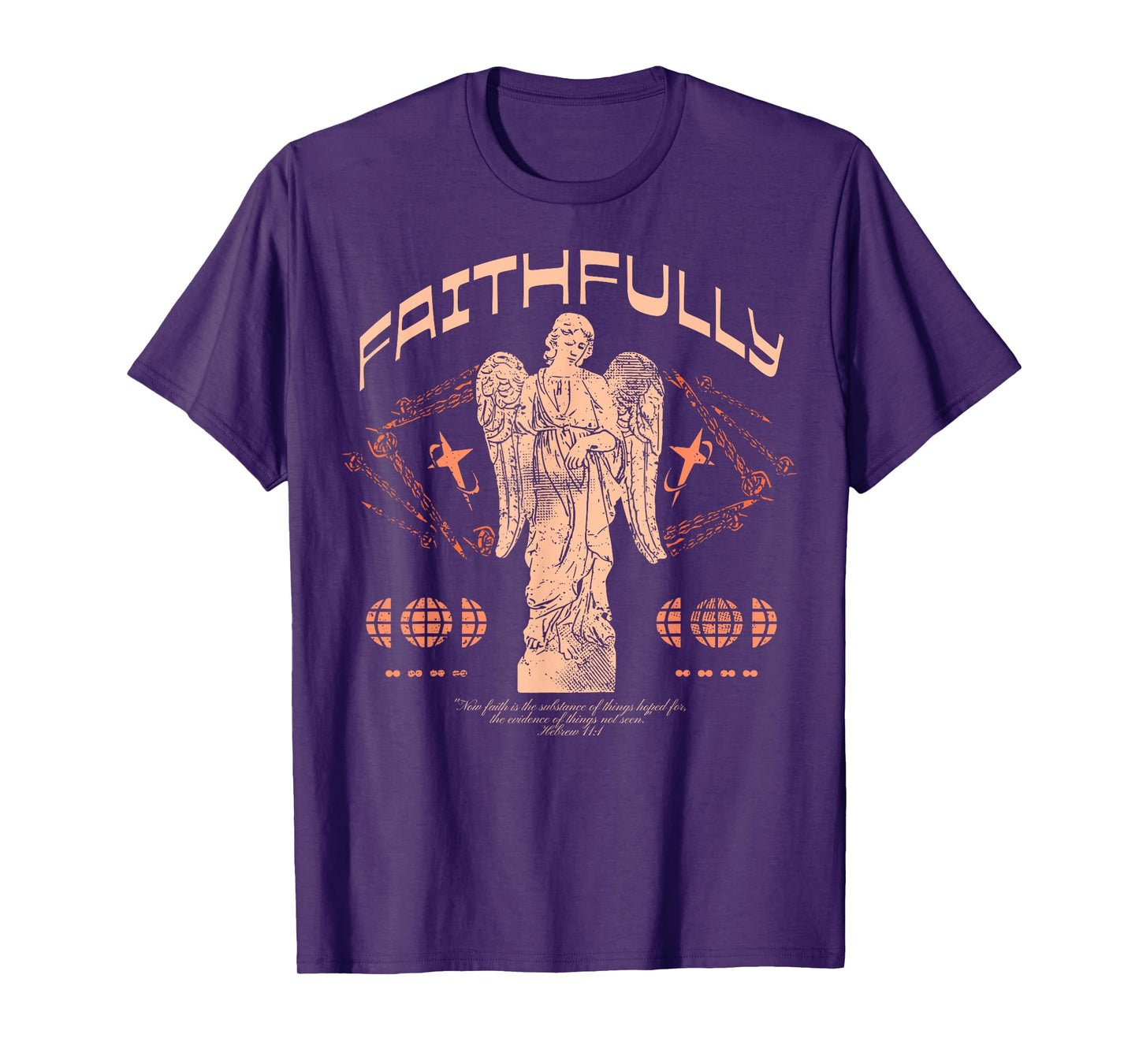 Faithfully - Christian Bible Verse Faith T-Shirt
