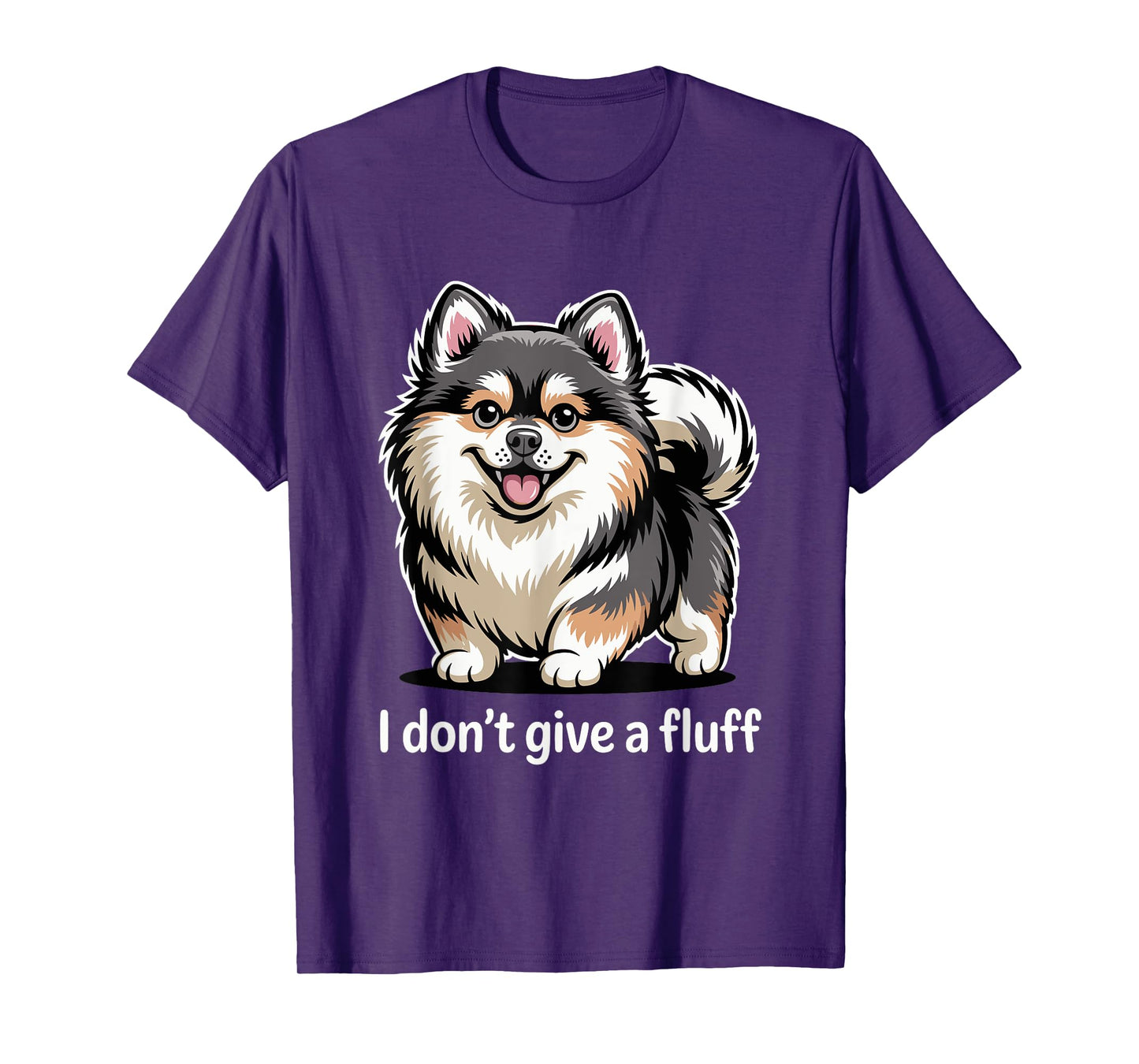 I Don’t Give A Fluff Funny Pomsky Dog Lovere Men Women Kids T-Shirt