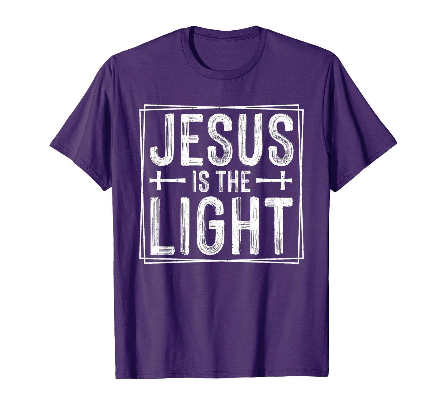 Jesus is The Light Christian - Inspirational Religious Faith T-Shirt