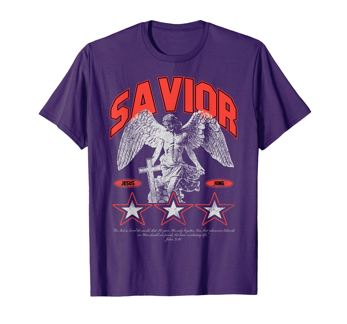 Savior - Christian Bible Verse Faith T-Shirt